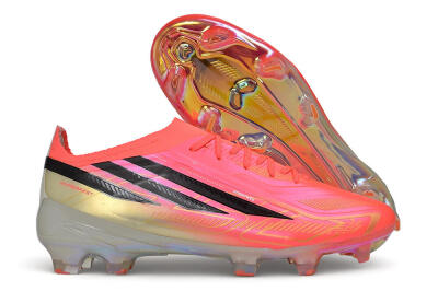 Adidas F50 Hyperfast Elite FG Firm Ground Soccer Cleats - Pink/Solar Pink/Lucid Lemon