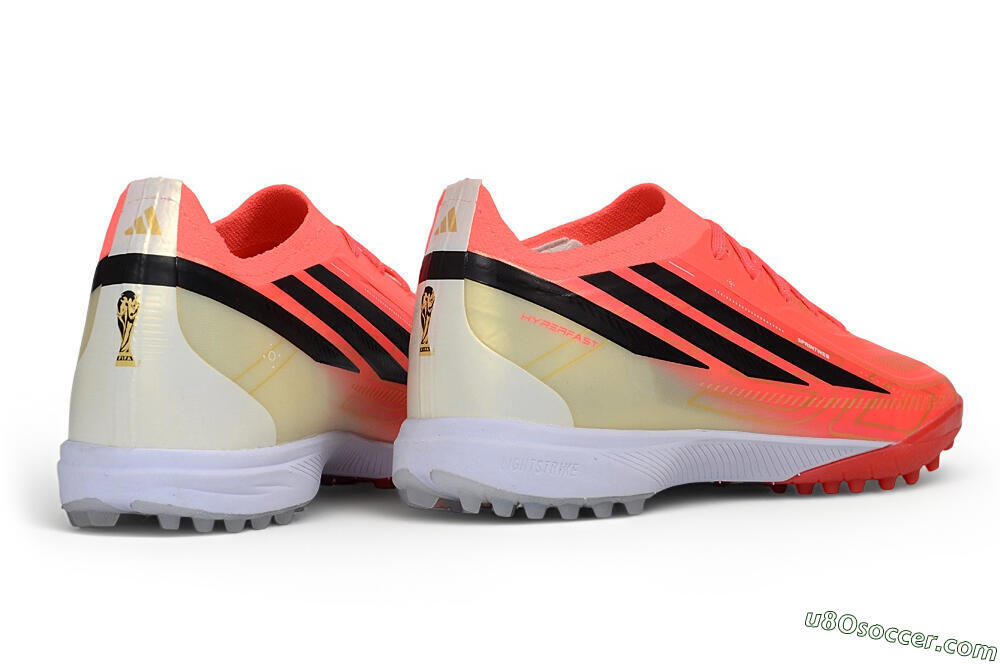 Adidas F50 Hyperfast Elite TF Artificial Turf - Orange/Solar Red/Black 7