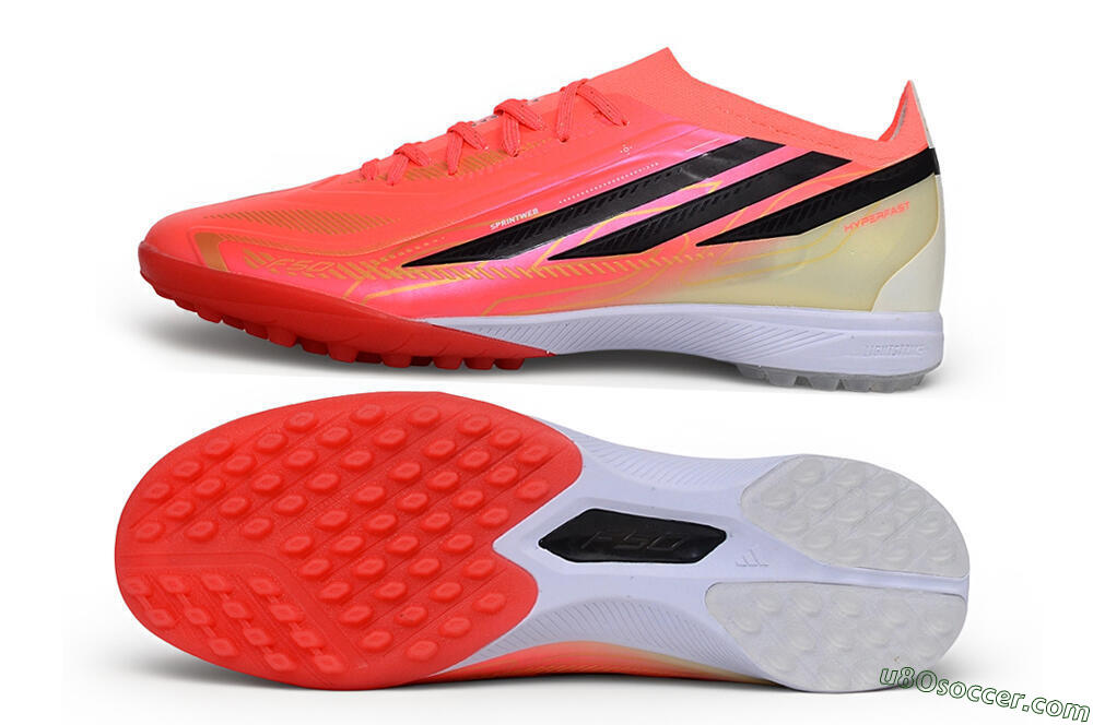 Adidas F50 Hyperfast Elite TF Artificial Turf - Orange/Solar Red/Black 0