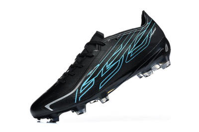 Adidas F50 Hyperfast Elite FG Firm Ground Soccer Cleats - Black/Core Black/Electric Blue