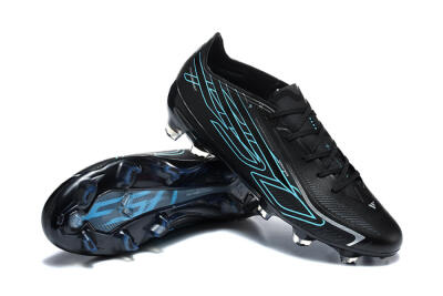 Adidas F50 Hyperfast Elite FG Firm Ground Soccer Cleats - Black/Core Black/Electric Blue