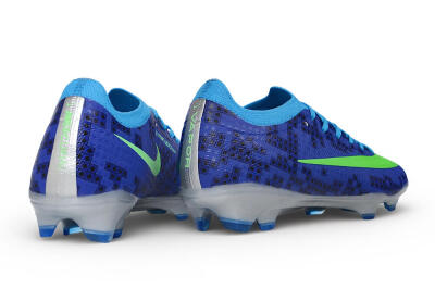 Nike Air Zoom Mercurial Vapor 17 Elite FG Firm Ground Soccer Cleats - Blue/Electric Blue/Volt Green