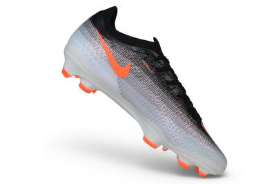 Nike Air Zoom Mercurial Vapor 17 Elite FG Firm Ground Soccer Cleats - White/Black/Total Orange
