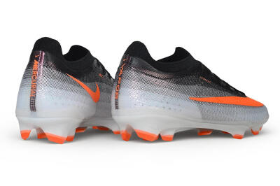 Nike Air Zoom Mercurial Vapor 17 Elite FG Firm Ground Soccer Cleats - White/Black/Total Orange