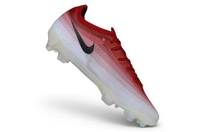Nike Air Zoom Mercurial Vapor 17 Elite FG Firm Ground Soccer Cleats - Red/University Red/White