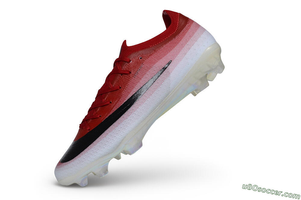 Nike Air Zoom Mercurial Vapor 17 Elite FG Firm Ground Soccer Cleats - Red/University Red/White 5