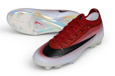 Nike Air Zoom Mercurial Vapor 17 Elite FG Firm Ground Soccer Cleats - Red/University Red/White