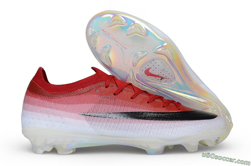 Nike Air Zoom Mercurial Vapor 17 Elite FG Firm Ground Soccer Cleats - Red/University Red/White 1