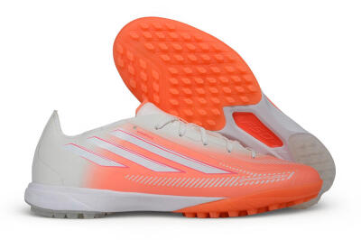 Adidas F50 Hyperfast League TF Artificial Turf - Orange/Solar Red/Cloud White