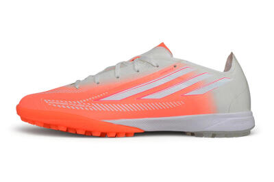 Adidas F50 Hyperfast League TF Artificial Turf - Orange/Solar Red/Cloud White