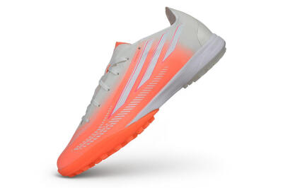 Adidas F50 Hyperfast League TF Artificial Turf - Orange/Solar Red/Cloud White