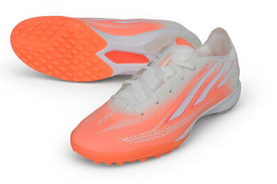 Adidas F50 Hyperfast League TF Artificial Turf - Orange/Solar Red/Cloud White