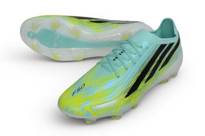 Adidas F50 Hyperfast Elite FG Firm Ground Soccer Cleats - Turquoise/Mint Green/Electric Yellow