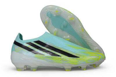 Adidas F50 Hyperfast Elite Laceless FG Firm Ground Soccer Cleats - Green/Mint Rush/Solar Yellow