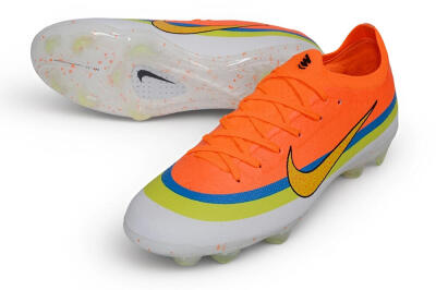 Nike Air Zoom Mercurial Vapor 17 Elite FG Firm Ground Soccer Cleats - Orange/Bright Mango/Volt Blue