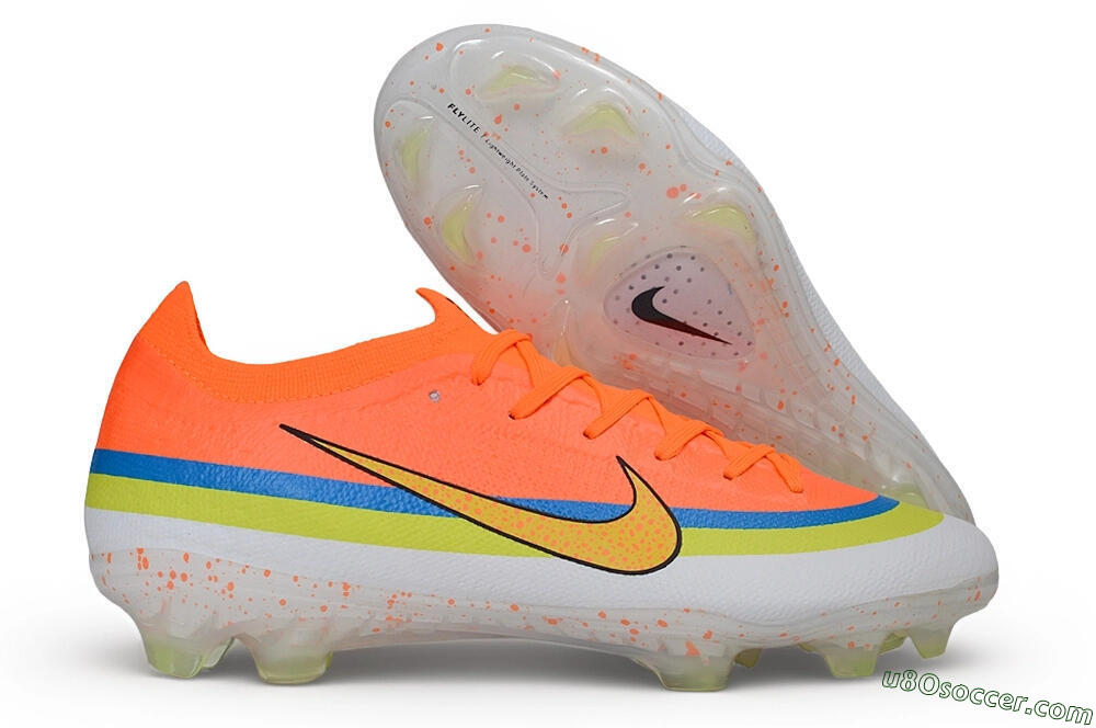 Nike Air Zoom Mercurial Vapor 17 Elite FG Firm Ground Soccer Cleats - Orange/Bright Mango/Volt Blue 1