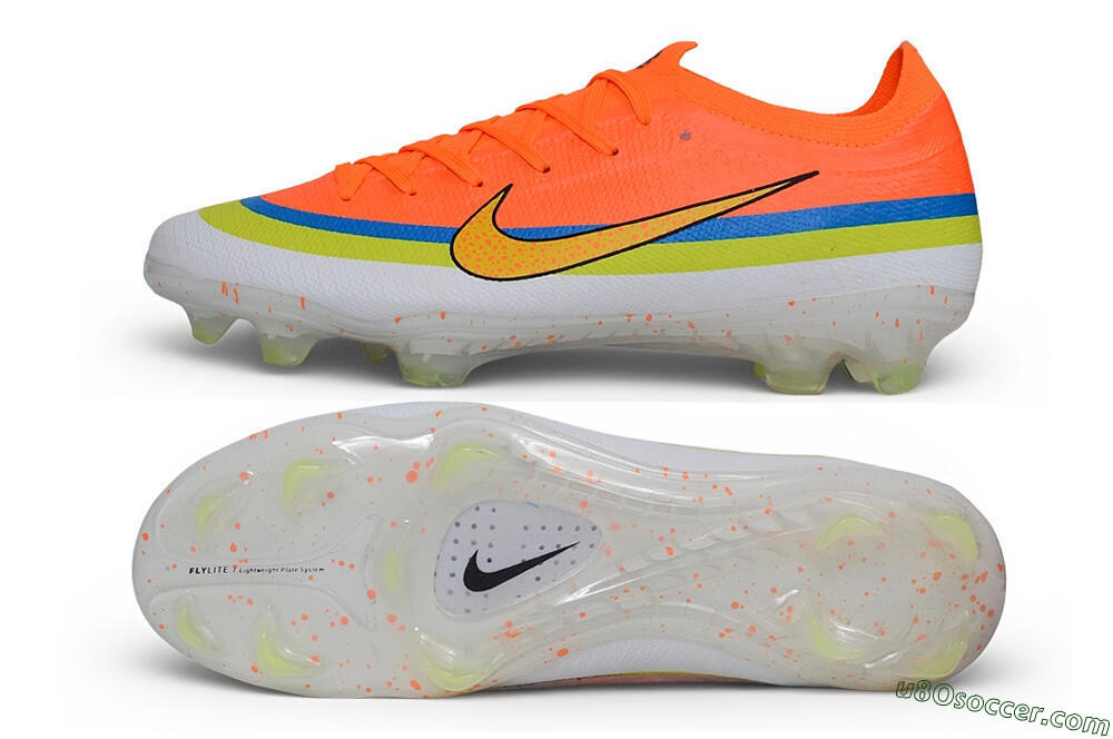 Nike Air Zoom Mercurial Vapor 17 Elite FG Firm Ground Soccer Cleats - Orange/Bright Mango/Volt Blue 0