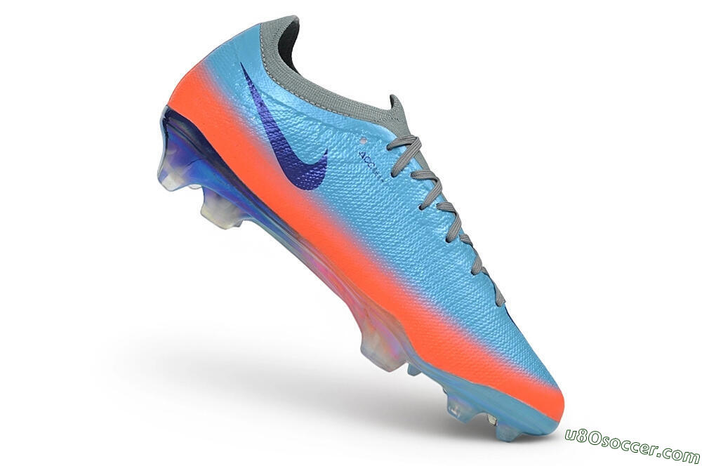 Nike Air Zoom Mercurial Vapor 17 Elite FG Firm Ground Soccer Cleats - Blue/Clear Blue/Bright Crimson 4