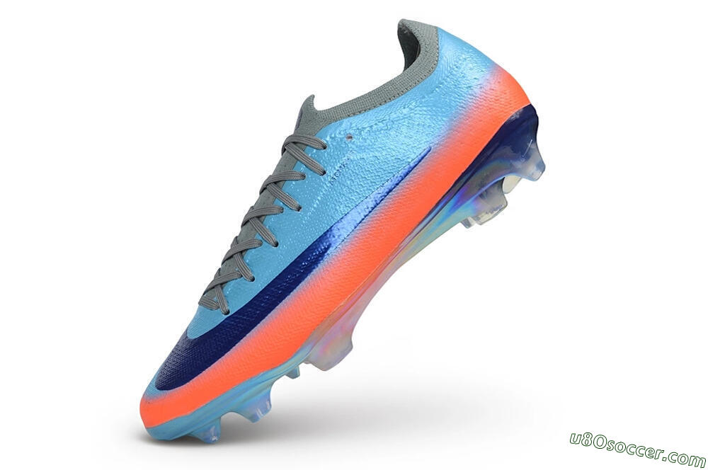 Nike Air Zoom Mercurial Vapor 17 Elite FG Firm Ground Soccer Cleats - Blue/Clear Blue/Bright Crimson 5