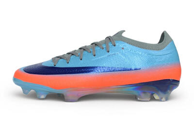 Nike Air Zoom Mercurial Vapor 17 Elite FG Firm Ground Soccer Cleats - Blue/Clear Blue/Bright Crimson