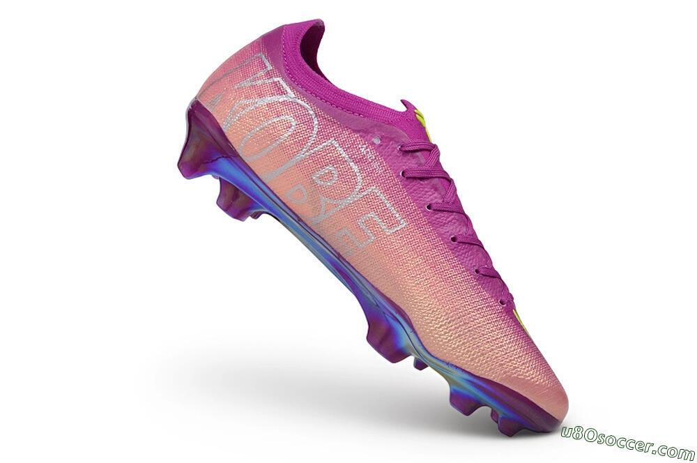 Nike Air Zoom Mercurial Vapor 17 Elite FG Firm Ground Soccer Cleats - Purple/Berry/Volt 4