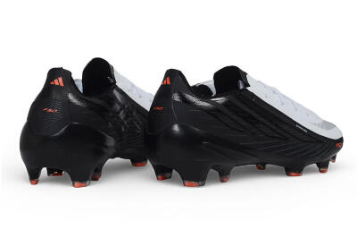 Adidas F50 Hyperfast Evo FG Firm Ground Soccer Cleats - White/Core Black/Solar Red