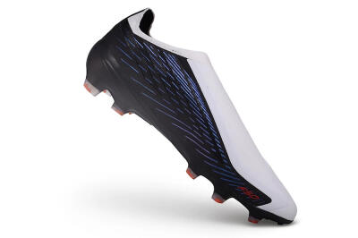 Adidas F50 Hyperfast Elite Laceless FG Firm Ground Soccer Cleats - White/Core Black/Solar Red