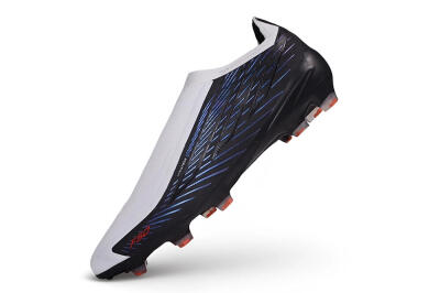 Adidas F50 Hyperfast Elite Laceless FG Firm Ground Soccer Cleats - White/Core Black/Solar Red