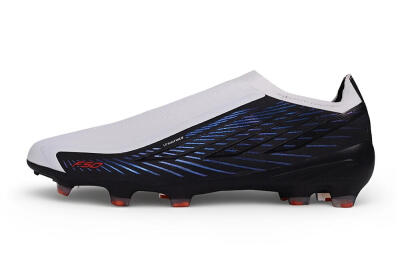 Adidas F50 Hyperfast Elite Laceless FG Firm Ground Soccer Cleats - White/Core Black/Solar Red
