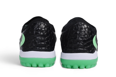 Nike Phantom 6 Elite Low TF Artificial Turf Soccer Shoes - Black/Black/Electric Green