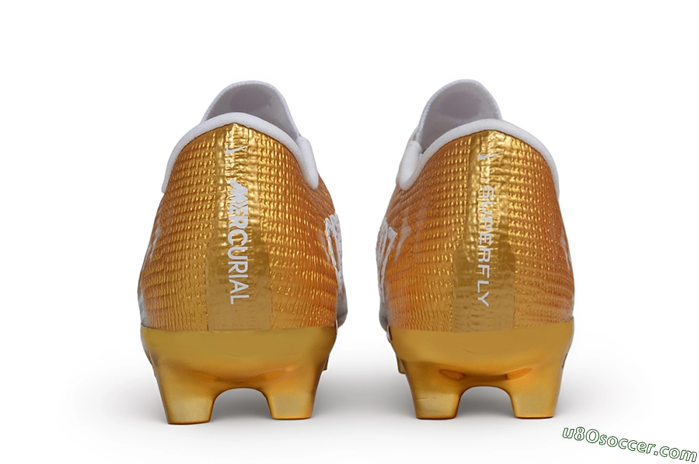Nike Air Zoom Mercurial Superfly 11 Elite FG Firm Ground Soccer Cleats - Gold/Metallic Gold/Bright Crimson 5