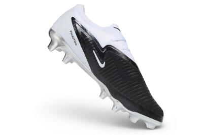 Nike Phantom 6 Elite Low FG Firm Ground Soccer Cleats - White/White/Black