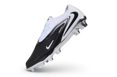 Nike Phantom 6 Elite Low FG Firm Ground Soccer Cleats - White/White/Black