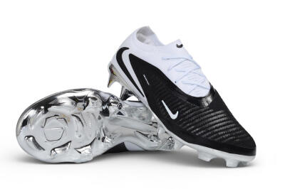 Nike Phantom 6 Elite Low FG Firm Ground Soccer Cleats - White/White/Black