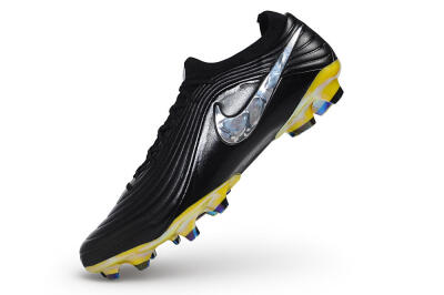Nike Tiempo Legend 11 Elite FG Firm Ground Soccer Cleats - Black/Black/Chrome/Cyber
