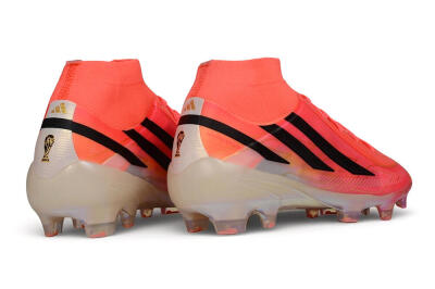 Adidas F50 Hyperfast Elite Laceless FG Firm Ground Soccer Cleats - Pink/Solar Pink/Black