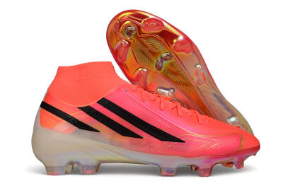 Adidas F50 Hyperfast Elite Laceless FG Firm Ground Soccer Cleats - Pink/Solar Pink/Black