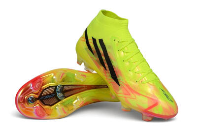 Adidas F50 Hyperfast Elite Laceless FG Firm Ground Soccer Cleats - Yellow/Solar Yellow/Black