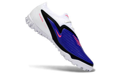Nike Phantom 6 Elite Low TF Artificial Turf Soccer Shoes - White/Hyper Royal/Hyper Pink