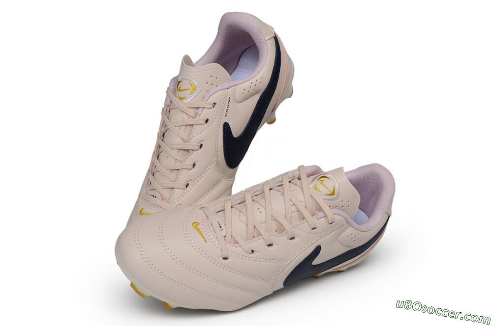 Nike Tiempo Ligera Pro FG Firm Ground Soccer Cleats - Pink/Barely Rose/Midnight Navy 3