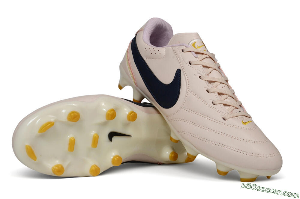 Nike Tiempo Ligera Pro FG Firm Ground Soccer Cleats - Pink/Barely Rose/Midnight Navy 0
