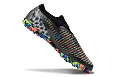 Nike Phantom 6 Elite Low TF Artificial Turf Soccer Shoes - Black/Multicolor/Electric