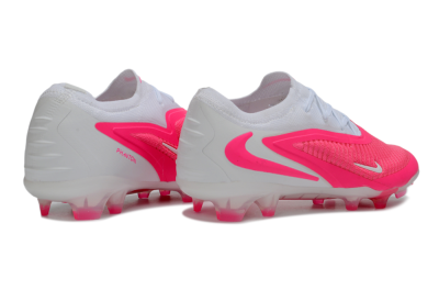 Nike Phantom 6 Elite Low FG Firm Ground Soccer Cleats - White/White/Hyper Pink