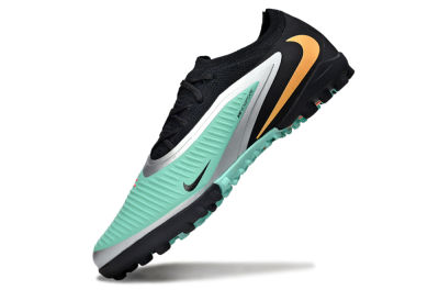 Nike Phantom 6 Elite Low TF Artificial Turf Soccer Shoes - Green/Mint Foam/Metallic Silver