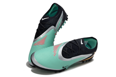 Nike Phantom 6 Elite Low TF Artificial Turf Soccer Shoes - Green/Mint Foam/Metallic Silver