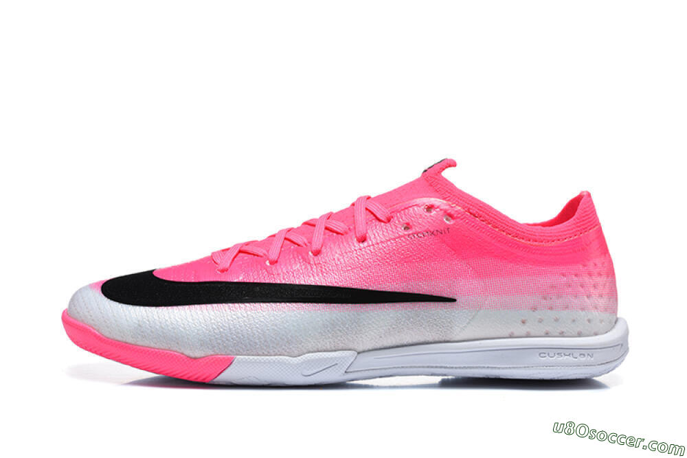 Nike Air Zoom Mercurial Vapor 17 Elite TF Artificial Turf Soccer Shoes - Pink/Hyper Pink/Metallic Silver 2