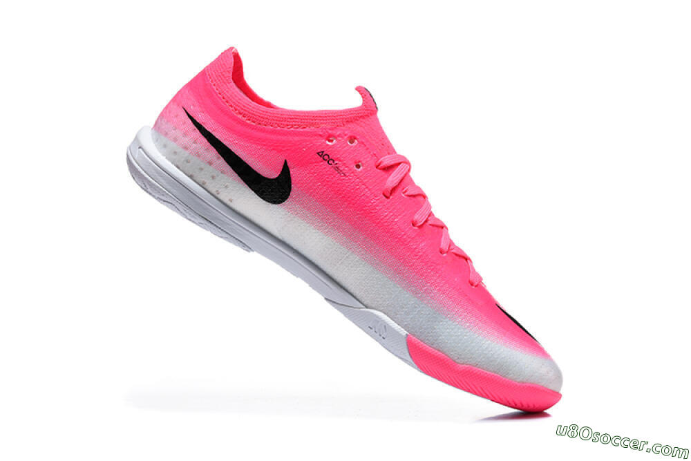 Nike Air Zoom Mercurial Vapor 17 Elite TF Artificial Turf Soccer Shoes - Pink/Hyper Pink/Metallic Silver 7
