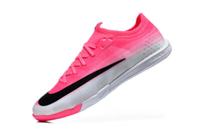 Nike Air Zoom Mercurial Vapor 17 Elite TF Artificial Turf Soccer Shoes - Pink/Hyper Pink/Metallic Silver
