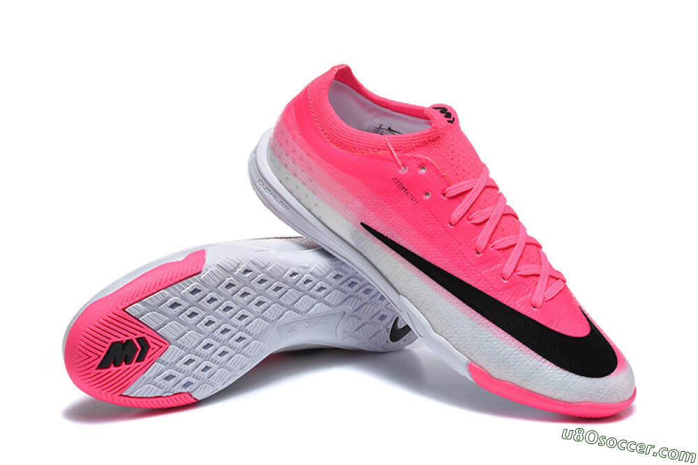 Nike Air Zoom Mercurial Vapor 17 Elite TF Artificial Turf Soccer Shoes - Pink/Hyper Pink/Metallic Silver 4
