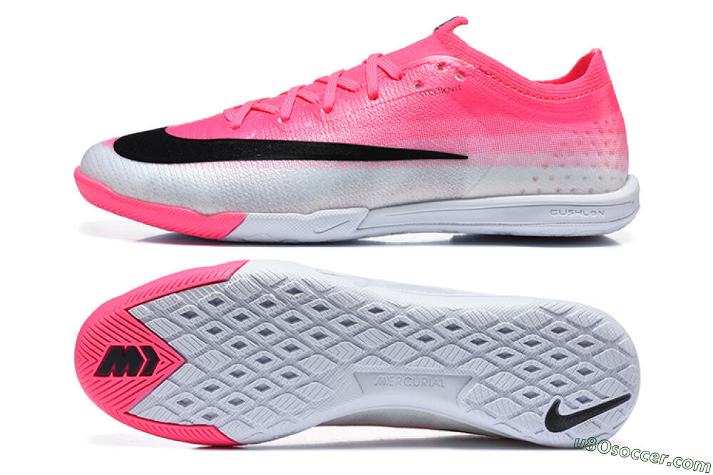Nike Air Zoom Mercurial Vapor 17 Elite TF Artificial Turf Soccer Shoes - Pink/Hyper Pink/Metallic Silver 0
